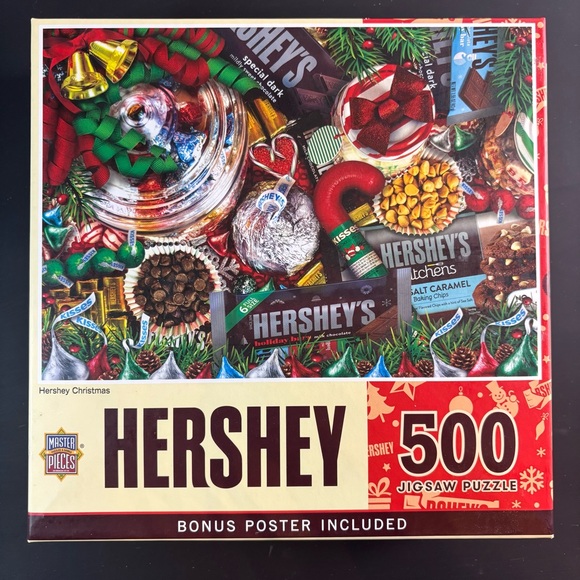 Master Pieces Other - 3/$20 🧩 Hershey Christmas 500 Piece Puzzle by Master Pieces